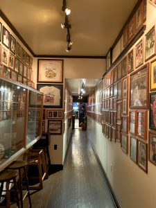Memorabilia hall at The Downtown Lounge