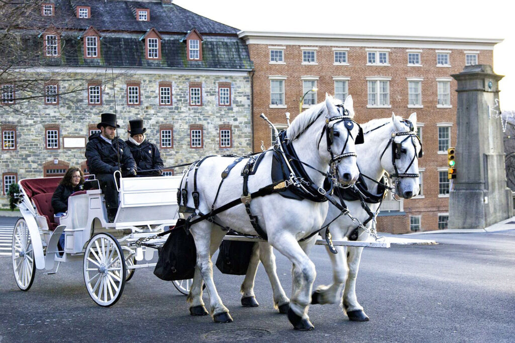Christmas Carriage RIdes in Bethlehem, PA