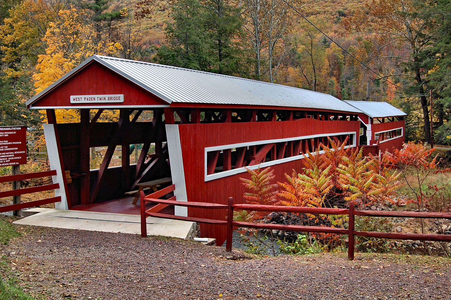 Paden Twin Covered Bridges