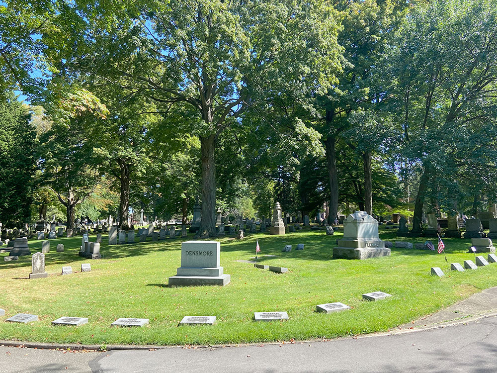 Erie Cemetery, the resting place of the many diverse trailblazers who shaped Erie’s rich history. 