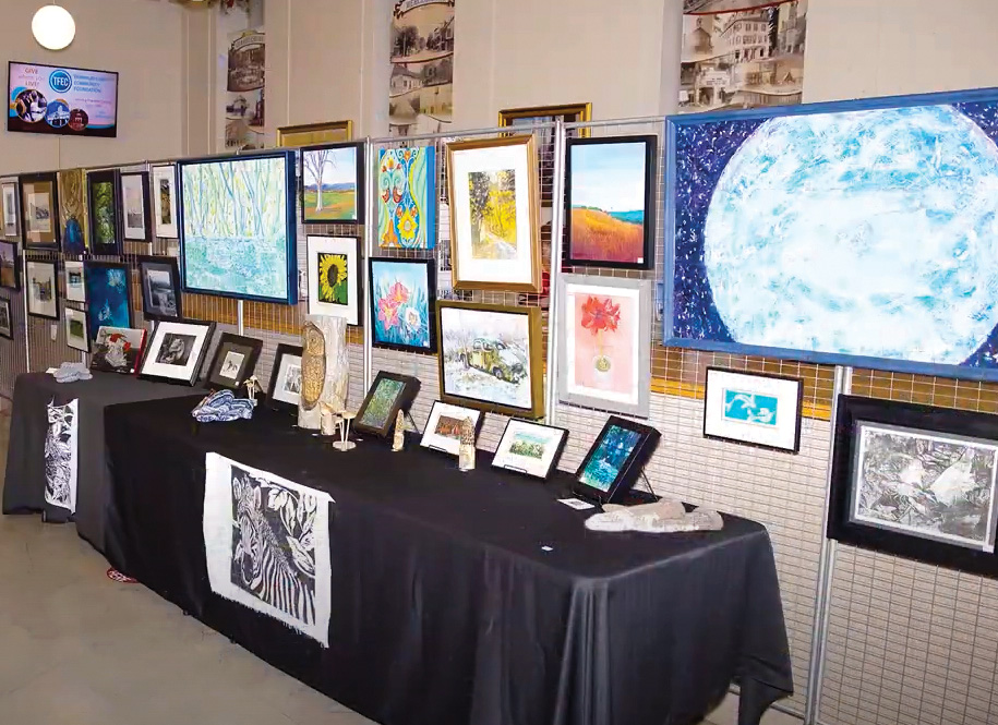 Art Exhibit during IceFest in Chambersburg