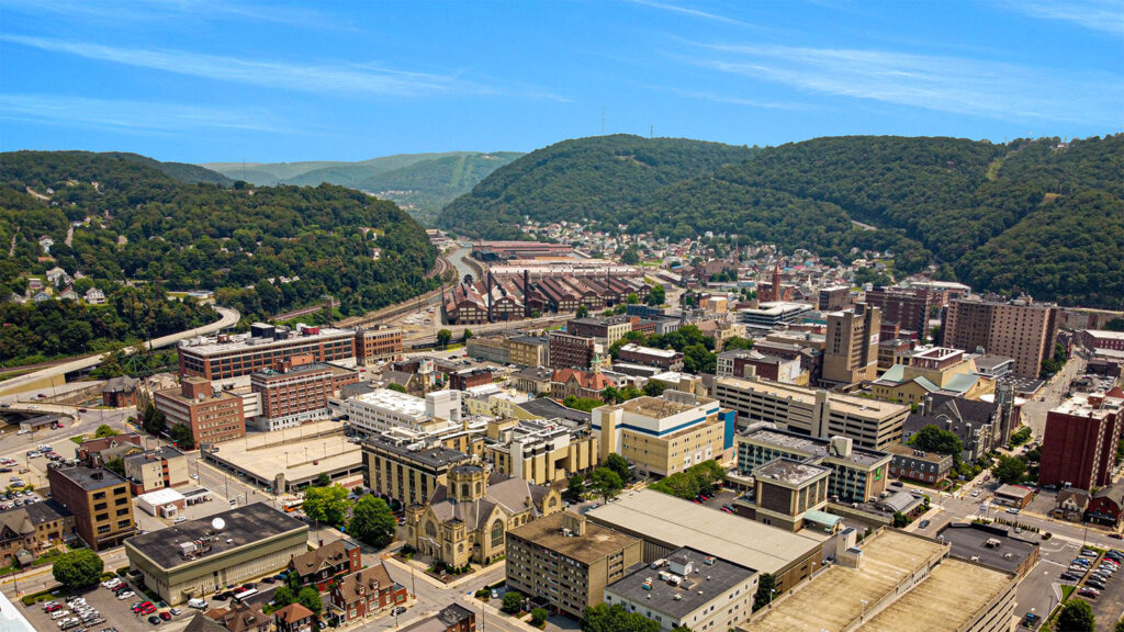 Johnstown, PA from the Inclined plane