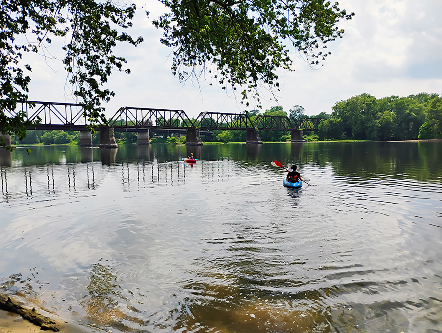 Paddling on the Susquehanna River, Lewisburg, PA