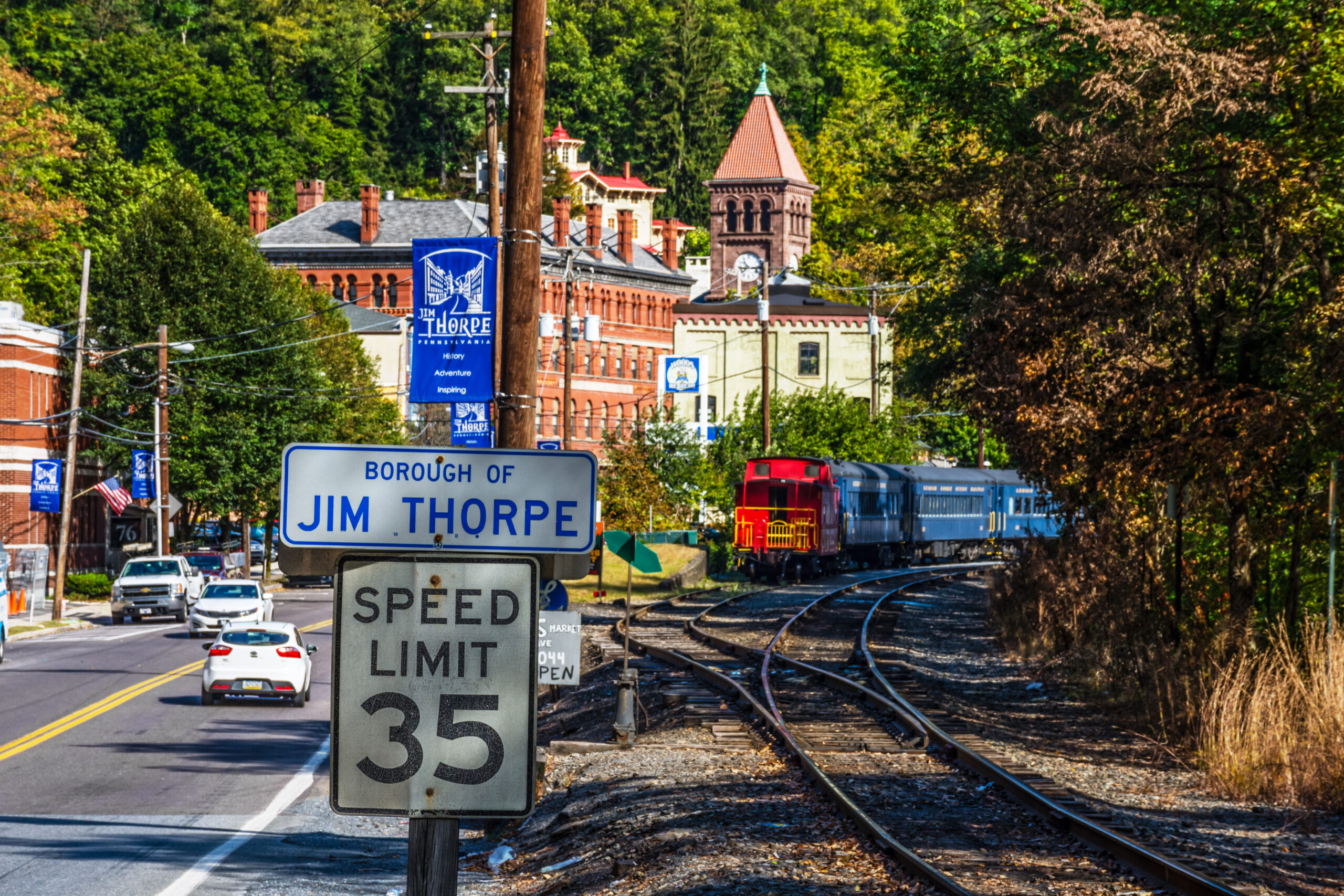 Lehigh Gorge Scenic Railway in Jim Thorpe, PA