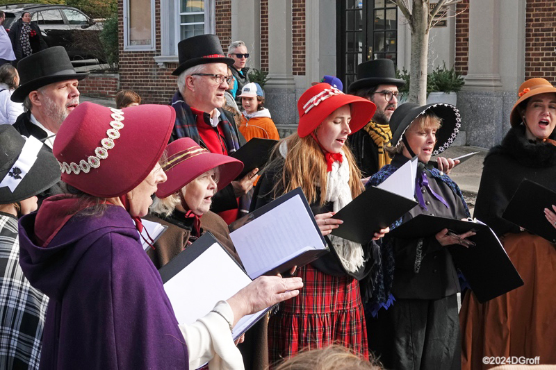 2024 Narberth Dickens Festival Carolers. Photo by D. Groff