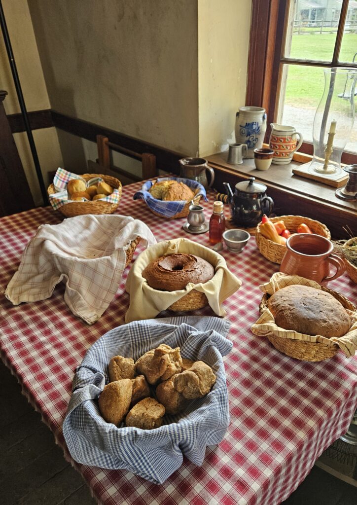 Baked goods at Landis Valley Village & Farm Museum