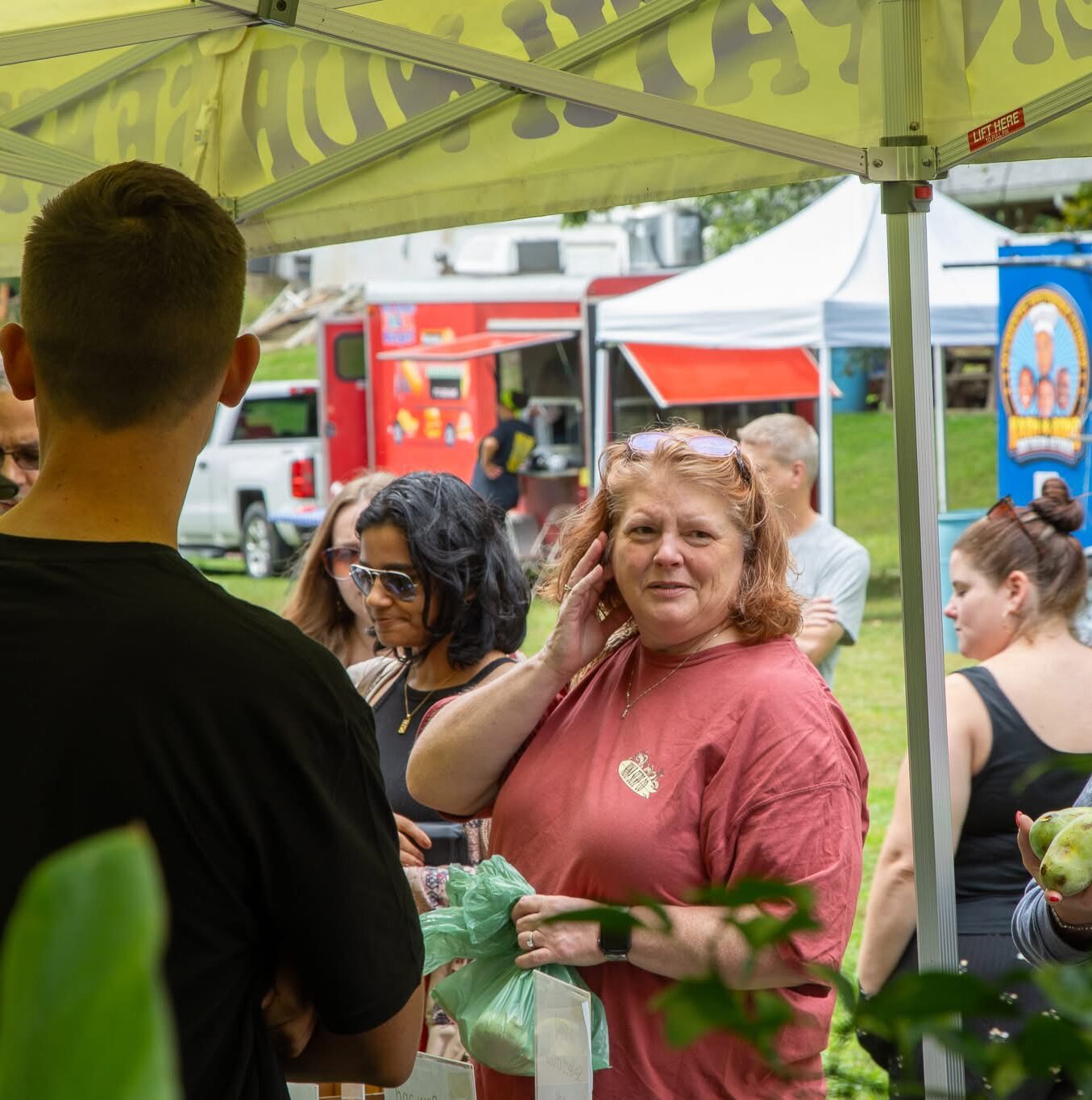 Vendors at the Fig & Pawpaw Fest