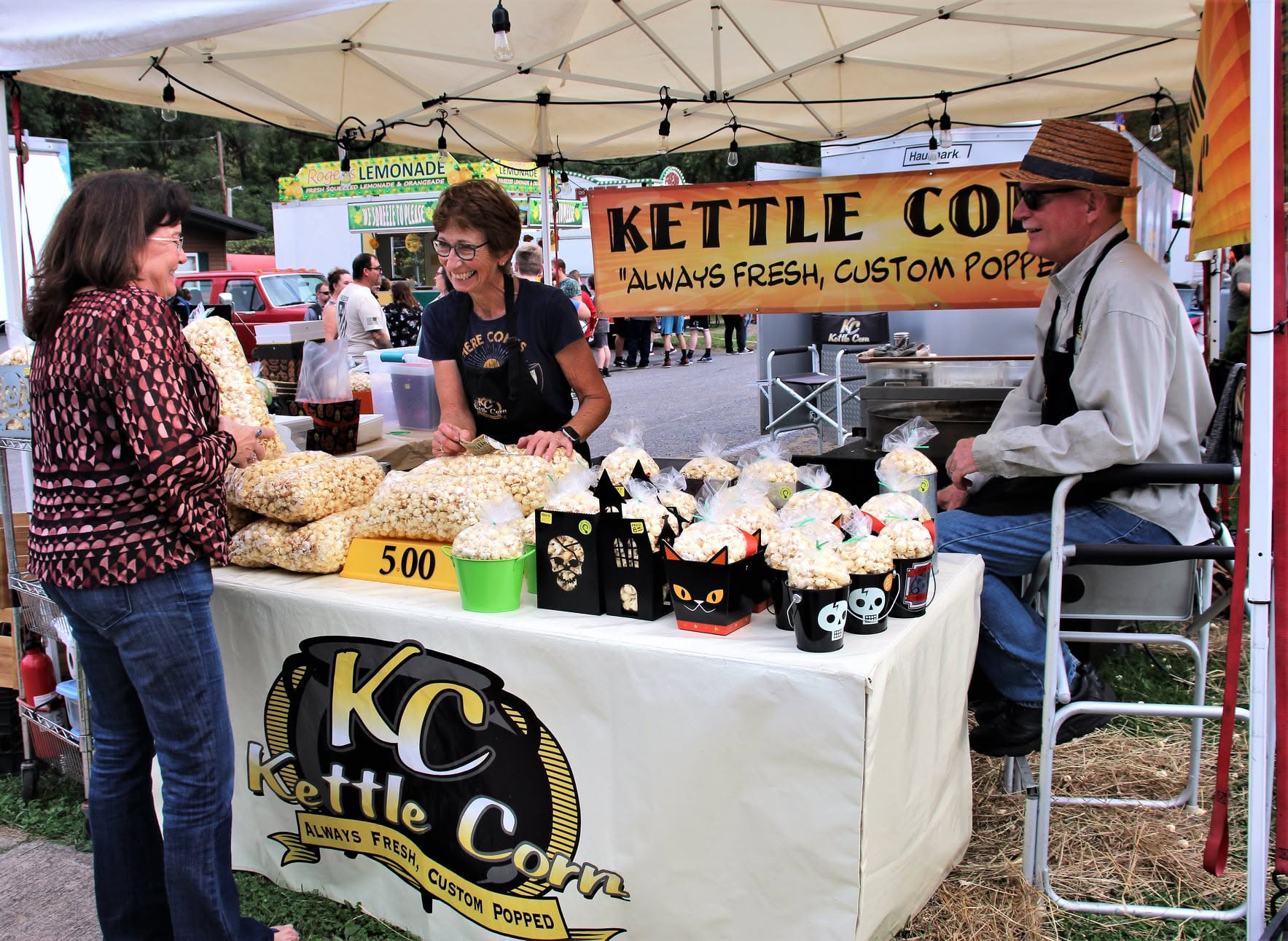 Kettle Corn Stand at the PA Flaming Fall Foliage Festival